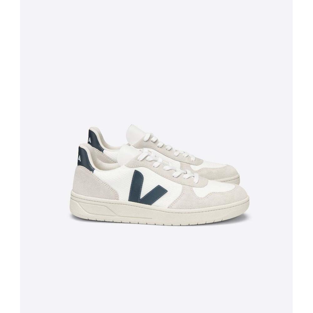 Veja V-10 B-MESH Sneakers Heren White/Black | BE 335HAP